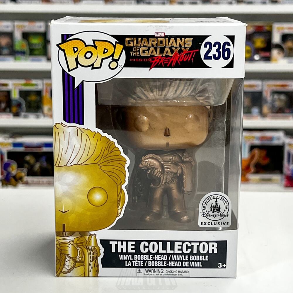 Funko Pop Marvel GOTG Mission Breakout The Collector 236 Disneyland DCA Figure